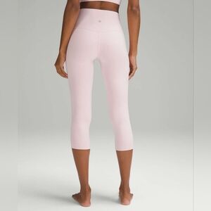 🍋 Lululemon Align High-Rise Crop 21" Flush Pink Size 14